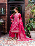 Fatima Hussain Lawn Embroidered Unstitched 3-Piece Suit-Amal