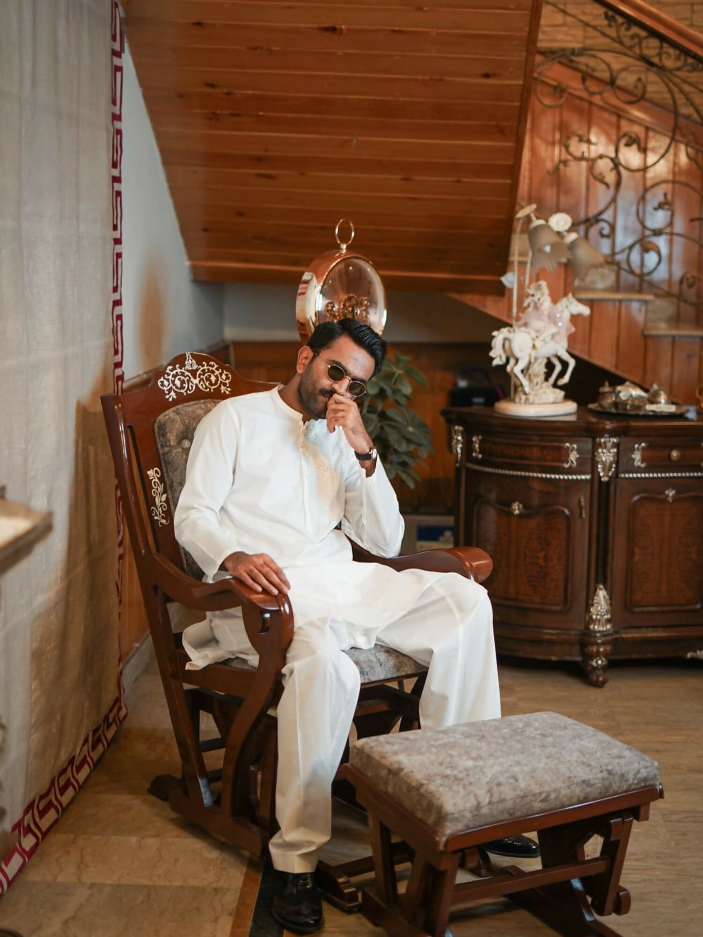 Fabrich Virsa Cotton Embroidered Unstitched Shalwar Kameez-FAB-8810