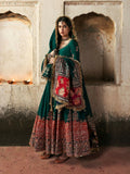 Hussain Rehar Massarat Festive Unstitched'25 Korean Raw Silk Embroidered 3-Piece Suit-Meherunissa