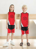 Velvour Poly Athletic Sleeveless Tracksuit-VST63-A