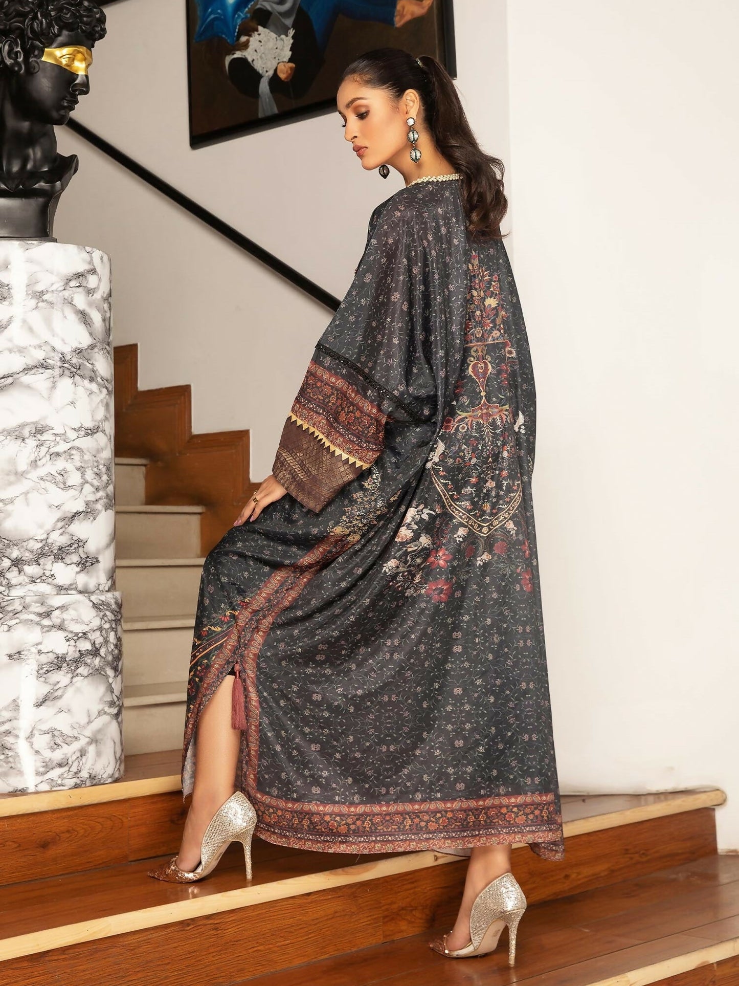 Shiza Hassan Sublime Luxury Pret Blended Silk Embellished Kaftan-Izar