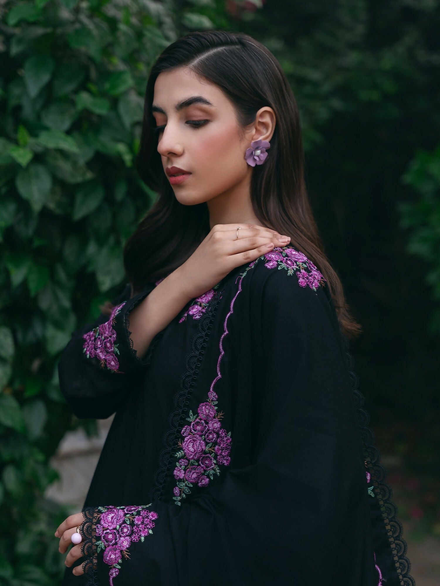 Mannat Clothing Winter-Essentials Khaddar Embroidered Stitched Suit-Adah