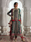 Hussain Rehar Festive Unstitched'26 Korean Raw Silk Embroidered 3-Piece Suit-Morni