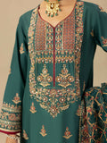 Shurooq Garden Of Dreams Silk Embroidered Stitched 3-Piece Suit-Dalaila