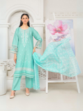 Siraphina Lawn Embroidered Stitched 3-Piece Suit-Haya