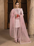 Hemstitch Raw Silk Embroidered Stitched 3-Piece Suit-Aleeha