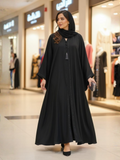 Islami Hijab Centre Haya Premium Series Imported Nida Embroidered Abaya Set