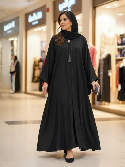 Islami Hijab Centre Haya Premium Series Imported Nida Embroidered Abaya Set