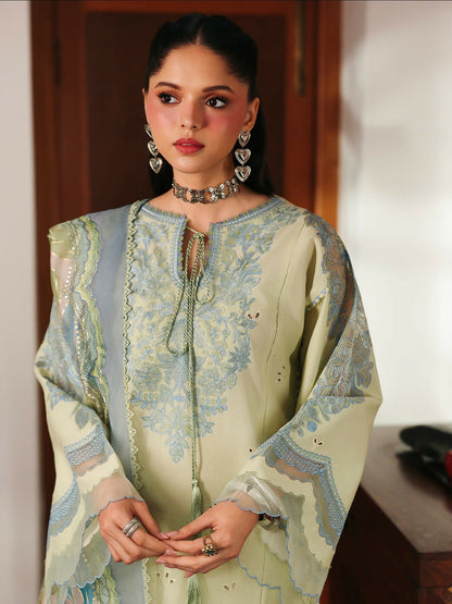 Binilyas Lumina Summer Lawn Embroidered Unstitched 3-Piece Suit-L72-B