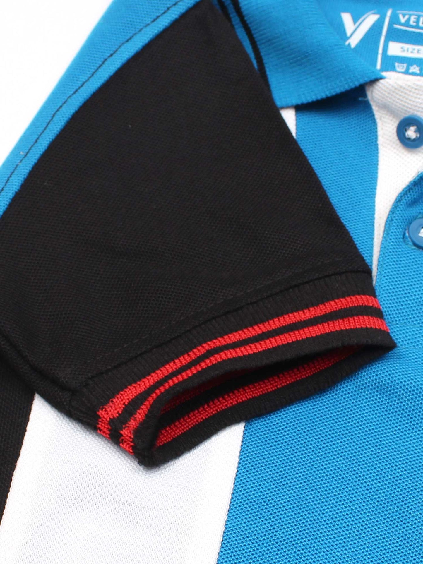 Velvour Boys Pique Tipping Collar Polo Shirt-VP12-G