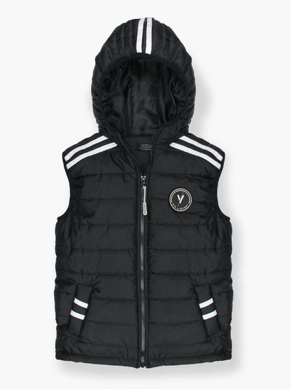 Velvour Sleeveless Hooded Puffer Jacket-VJ59-A