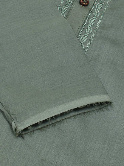 Velvour Boys Cotton Embroidered Stitched Kurta Pajama-VK011