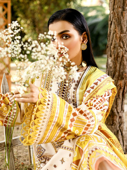 Binilyas Kotail Embroidered Unstitched 3-Piece Suit-761-A