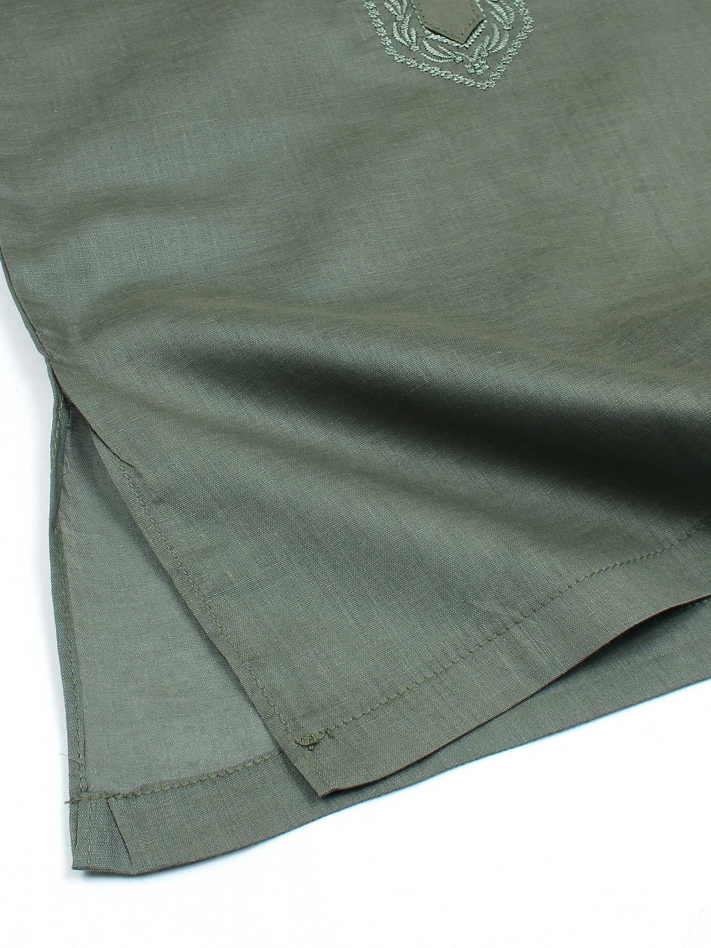 Velvour Boys Cotton Embroidered Stitched Kurta Pajama-VK011