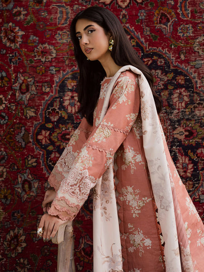 Parishay Rang e Sarma Khaddar Embroidered Unstitched 3-Piece Suit-SAR-03