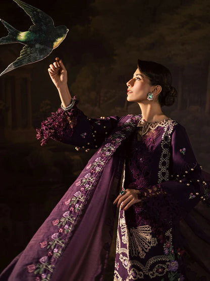 Parishay Enchanted Tales Lawn Embroidered Unstitched 3-Piece Suit-ET- 07