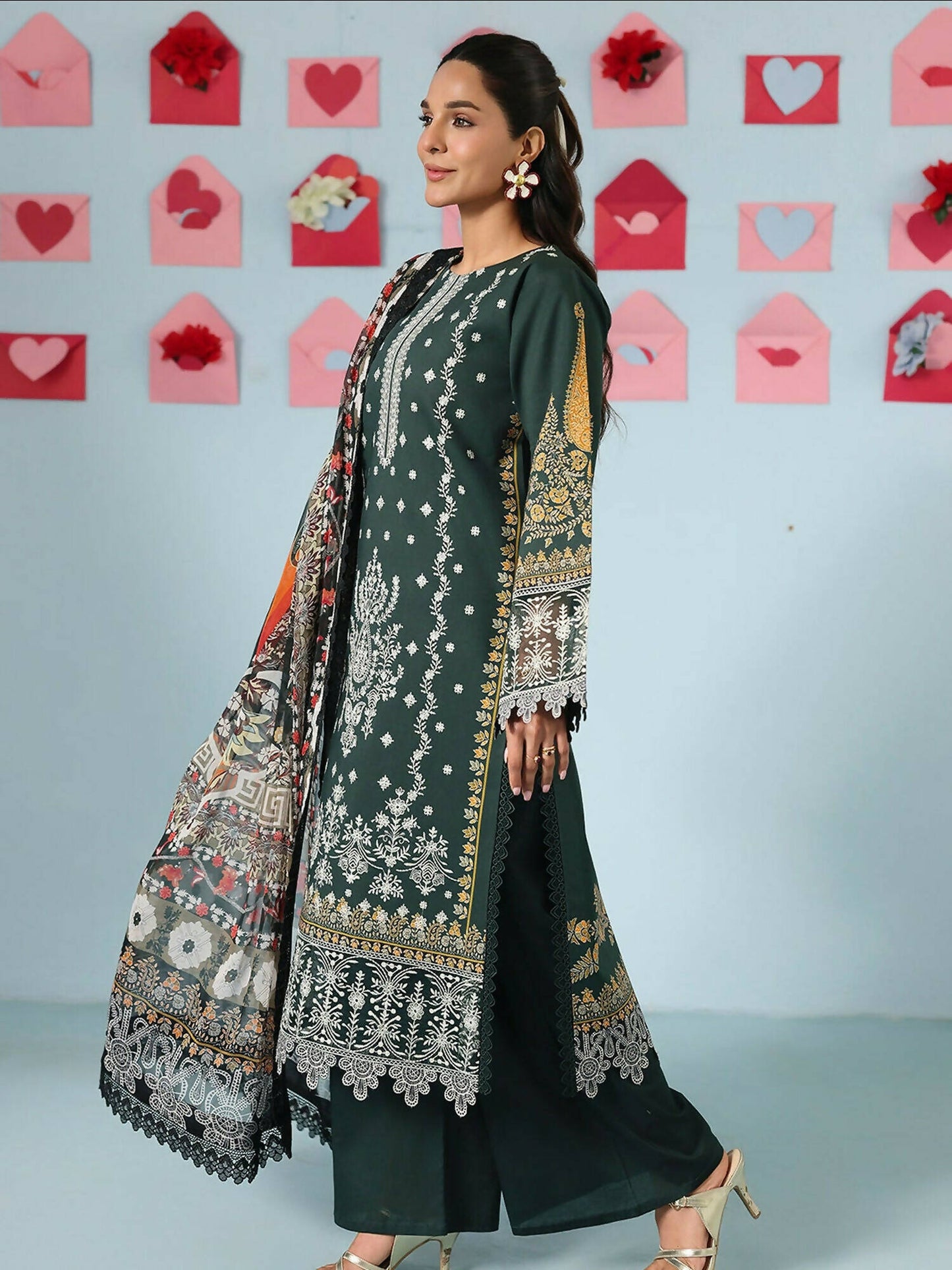 Mahnur Anaya Summer Vol 2 Lawn Embroidered Unstitched 3-Piece Suit-AN-2-18