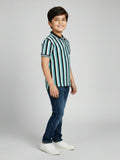 Velvour Boys Pique Tipping Collar Polo Shirt-VP16-B