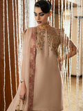 Hussain Rehar Basic Not Basic V Raw Silk Embellished Stitched 3-Piece Suit-Buff