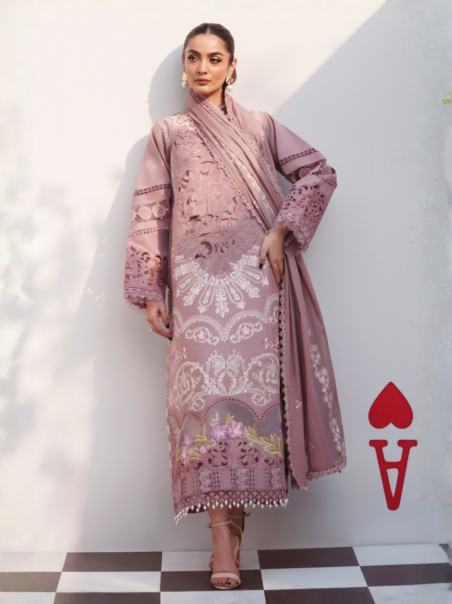 Parishay Summer Queen Lawn Embroidered Unstitched 3-Piece Suit-SQ-02