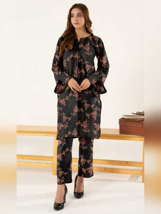 Bin Shaukat Khaddar Printed Unstitched 2-Piece Suit