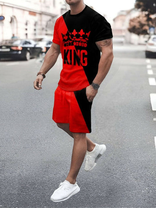 Jupiter Printed Flex King Crown High Street Twin Set-13699