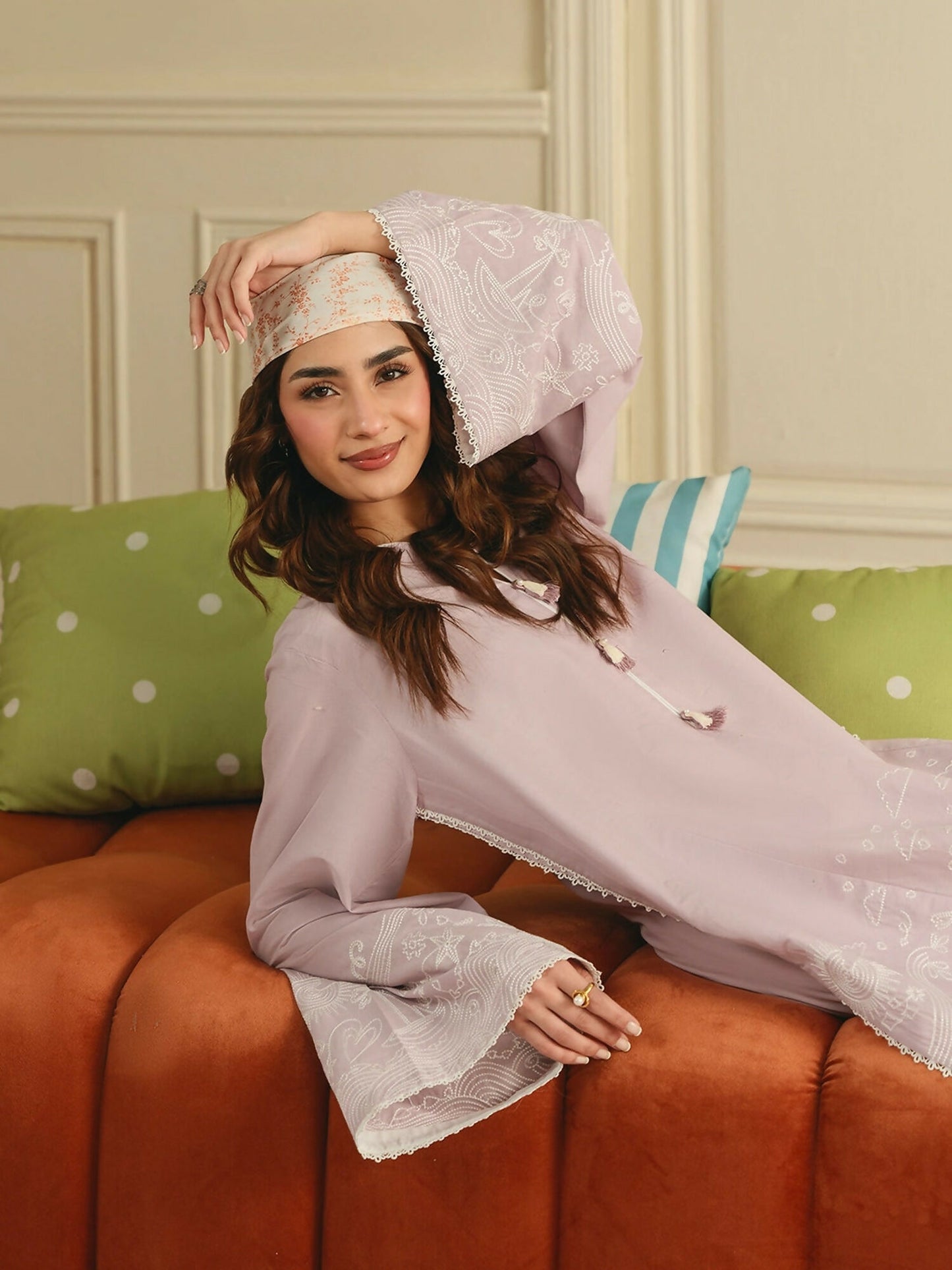 Mannat Clothing Boho Summer'26 Cotton Embroidered Stitched Suit-Daydream