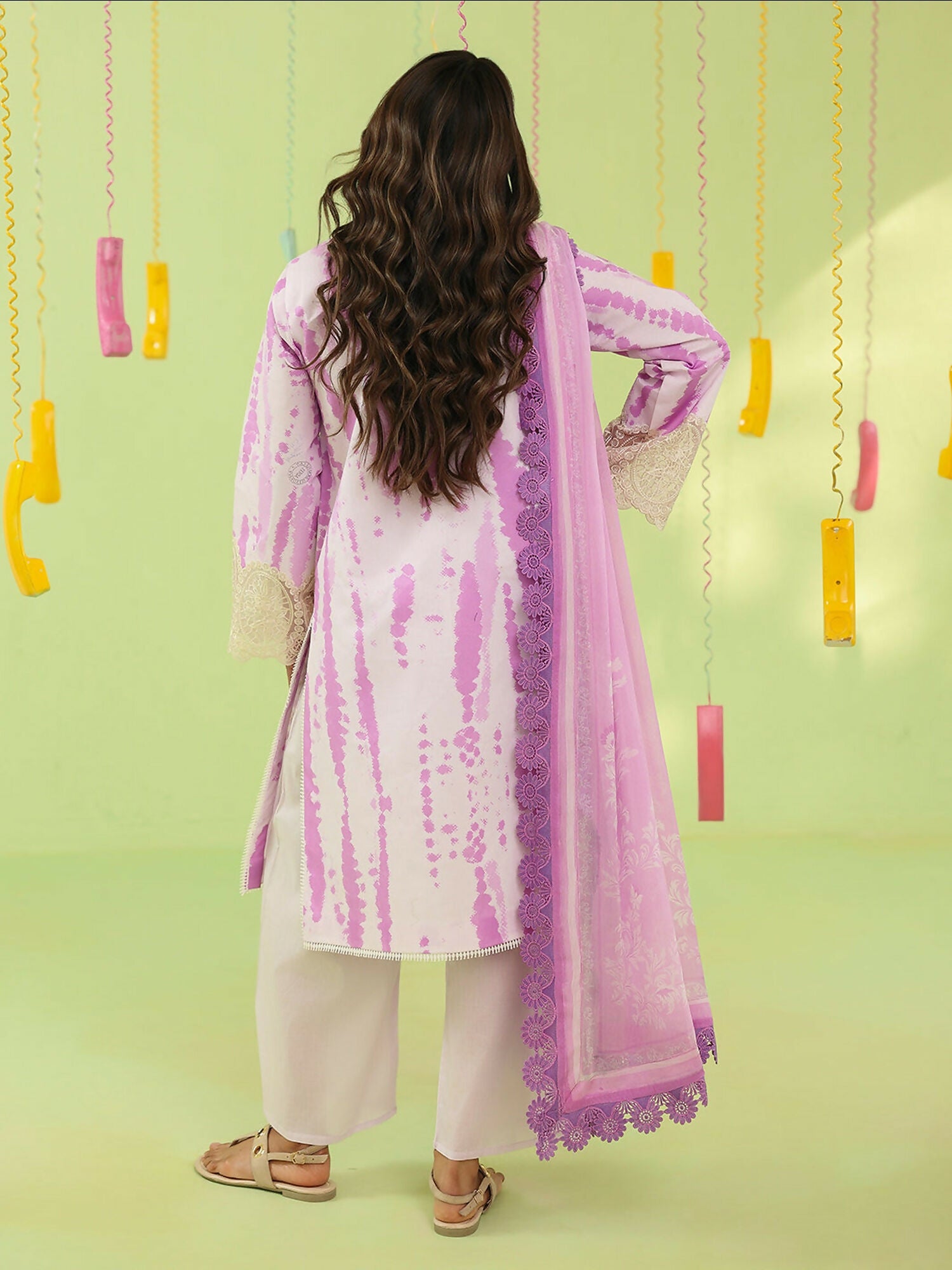 Mahnur Anaya Vol.2 Lawn Embroidered Stitched 3-Piece Suit-02-White and Lilac