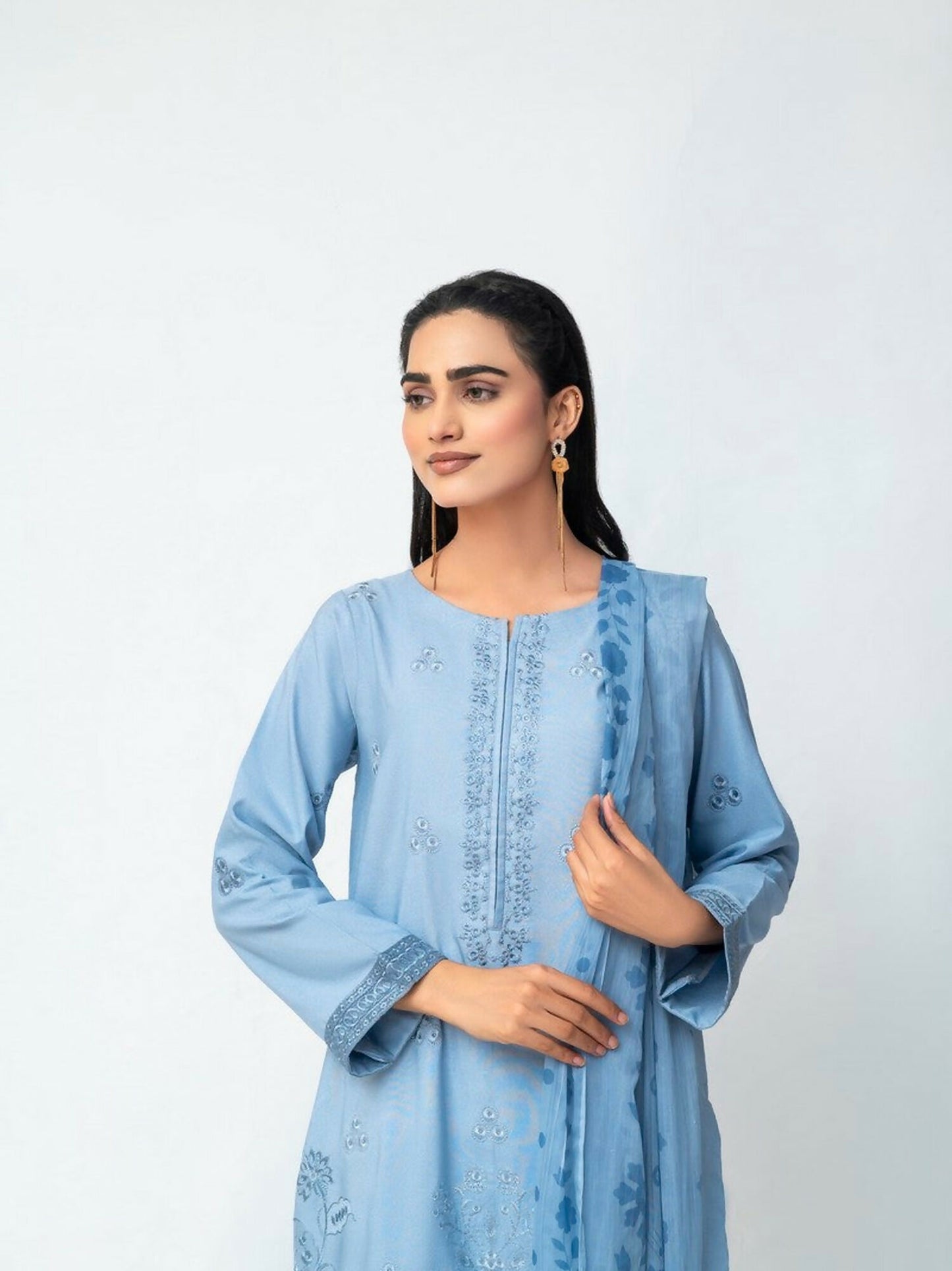 Imran Aftab Maya Winter Karandi Embroidered Unstitched 3-Piece Suit-IAKC-UF-26