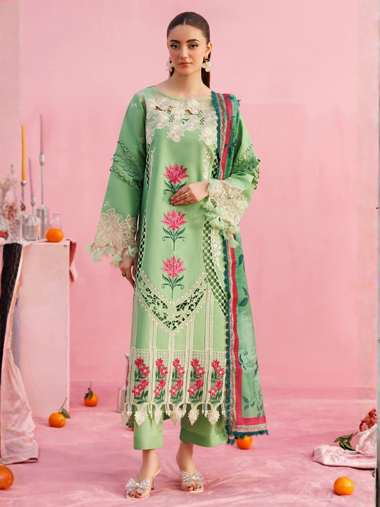 Parishay Shangrila Lawn Vol 2 Embroidered Unstitched 3-Piece Suit-ANG-10