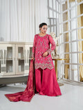 Farooq Hameed Studio Pariza Lux Festive'25 Organza Embroidered Stitched 3-Piece Suit-Inaya