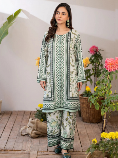 Panache Apparel Crepe De Luxe Crepe Printed Co-Ord Set-Layers