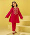 Velvour Girls Cotton Embroidered Stitched 2-Piece Suit-VG159-A