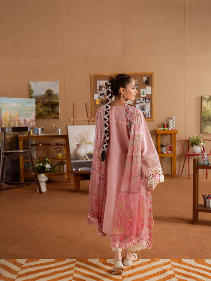 Joolie By Saira Rizwan Lawn Embroidered Unstitched 3-Piece Suit-Leyla-B-SRL25-04