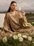Mahnur Kaia Slub Linen Embroidered Unstitched 3-Piece Suit-K- 04