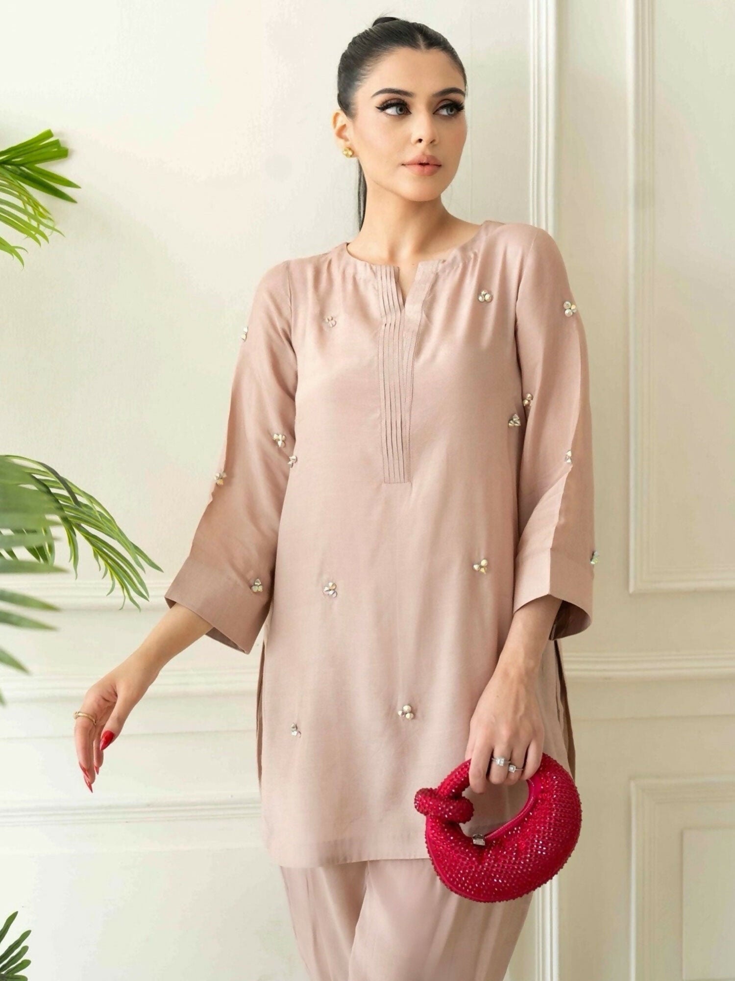 Allure By IH Co-Ord Drop 1 Thai Silk Embellished Co-Ord Set-Gloria