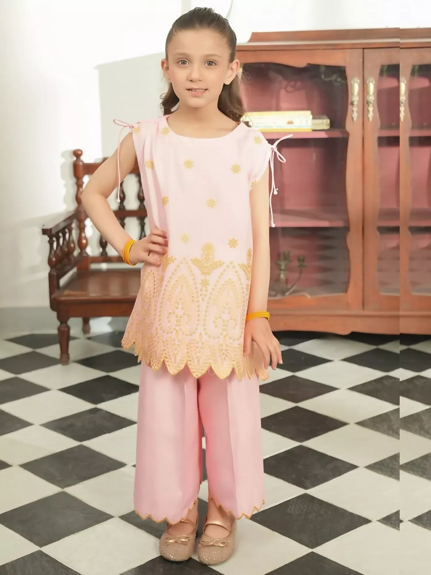 Panache Apparel Noore Eid Edit Cotton Embroidered Stitched Suit-Laadli