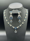 H&A Jewellery One Carat Silver Rhodium Plated Jewellery Set