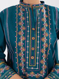 Stylish Collection Aaraish Cotton Embroidered Stitched 2-Piece Suit-Lime Teal