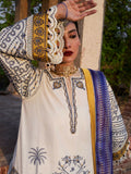 Hussain Rehar Nirmal SS'25 Lawn Embroidered Unstitched 3-Piece Suit-Motia