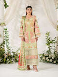 Green Rabazka Lawn Embroidered Unstitched 3-Piece Suit-WUS-PELW-3PCS-S26-05