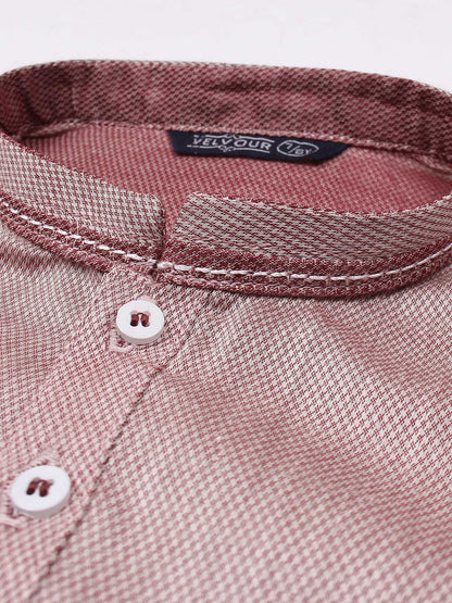 Velvour Boys Cotton Fine Detail Stitched Kurta-VB191-B