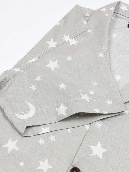 Velvour Soft linen Printed Co-Ord Set-VC34