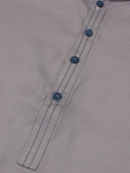 Velvour Boys Cotton Embroidered Stitched Kurta Shalwar Suit-VB201-D
