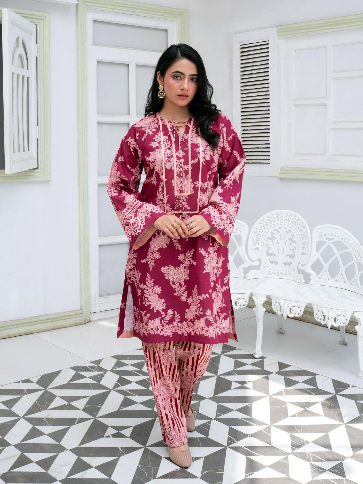 Rabazka Lawn Printed Co-Ord Set-11