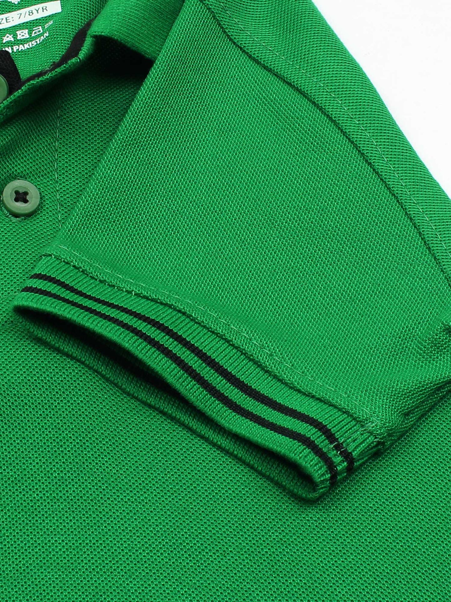 Velvour Boys Pique Tipping Collar Polo Shirt-VP11-J