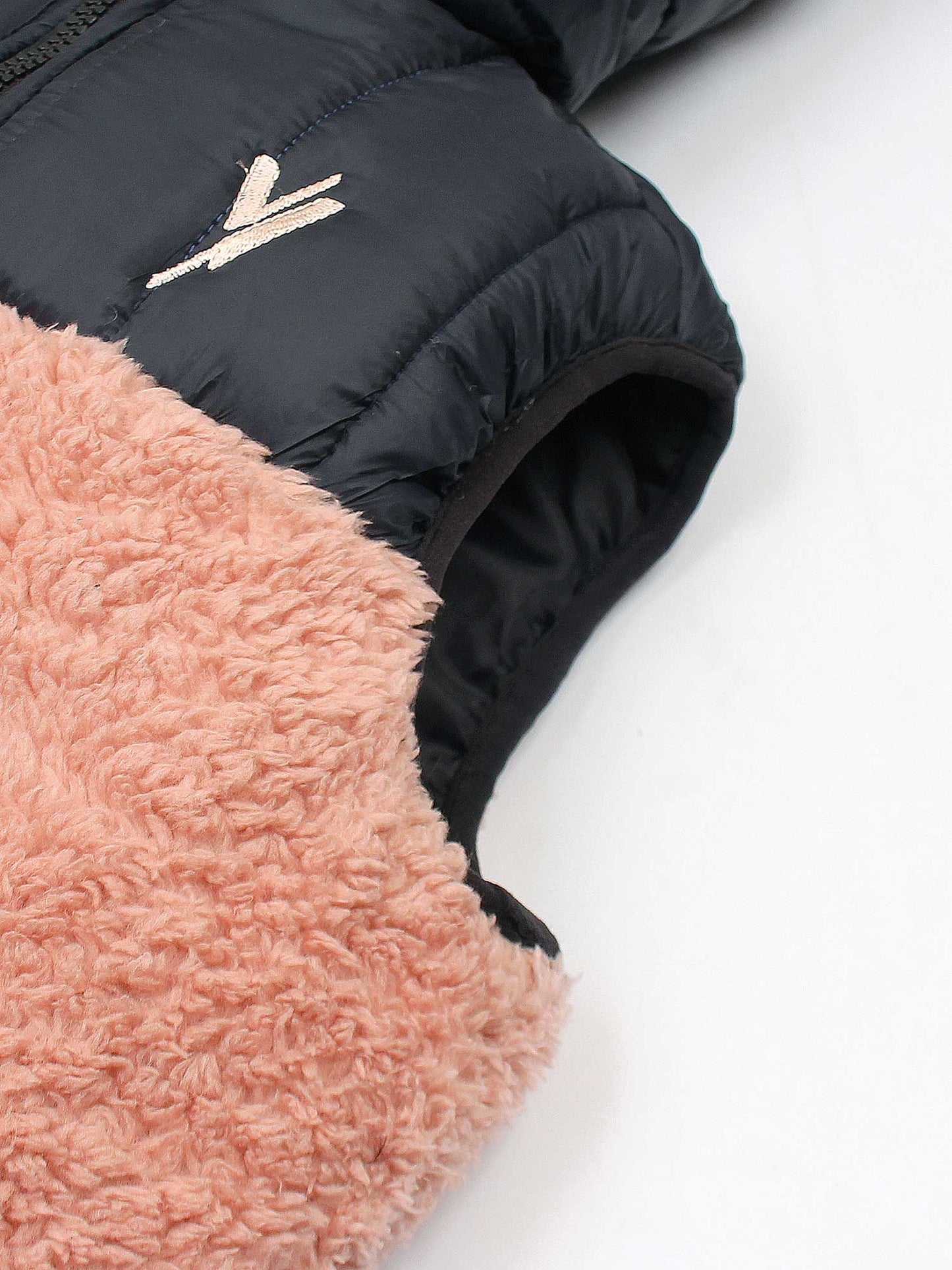 Velvour Sleeveless Hooded Fur Jacket-VJ42-C