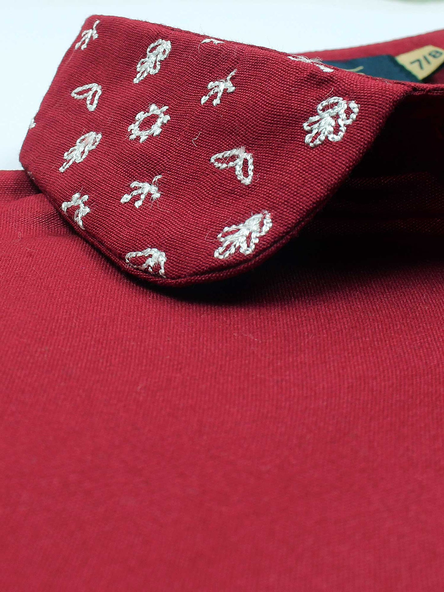 Velvour Girls Cotton Embroidered Stitched Tunic-VG121-C