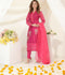 Ruby's Couture Gul-Bahar Silk Embroidered Stitched 3-Piece Suit-Zarmina