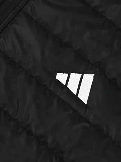 Funky 3 Stripes Signature Logo Premium Quilted Bomber Jacket For Men-14893